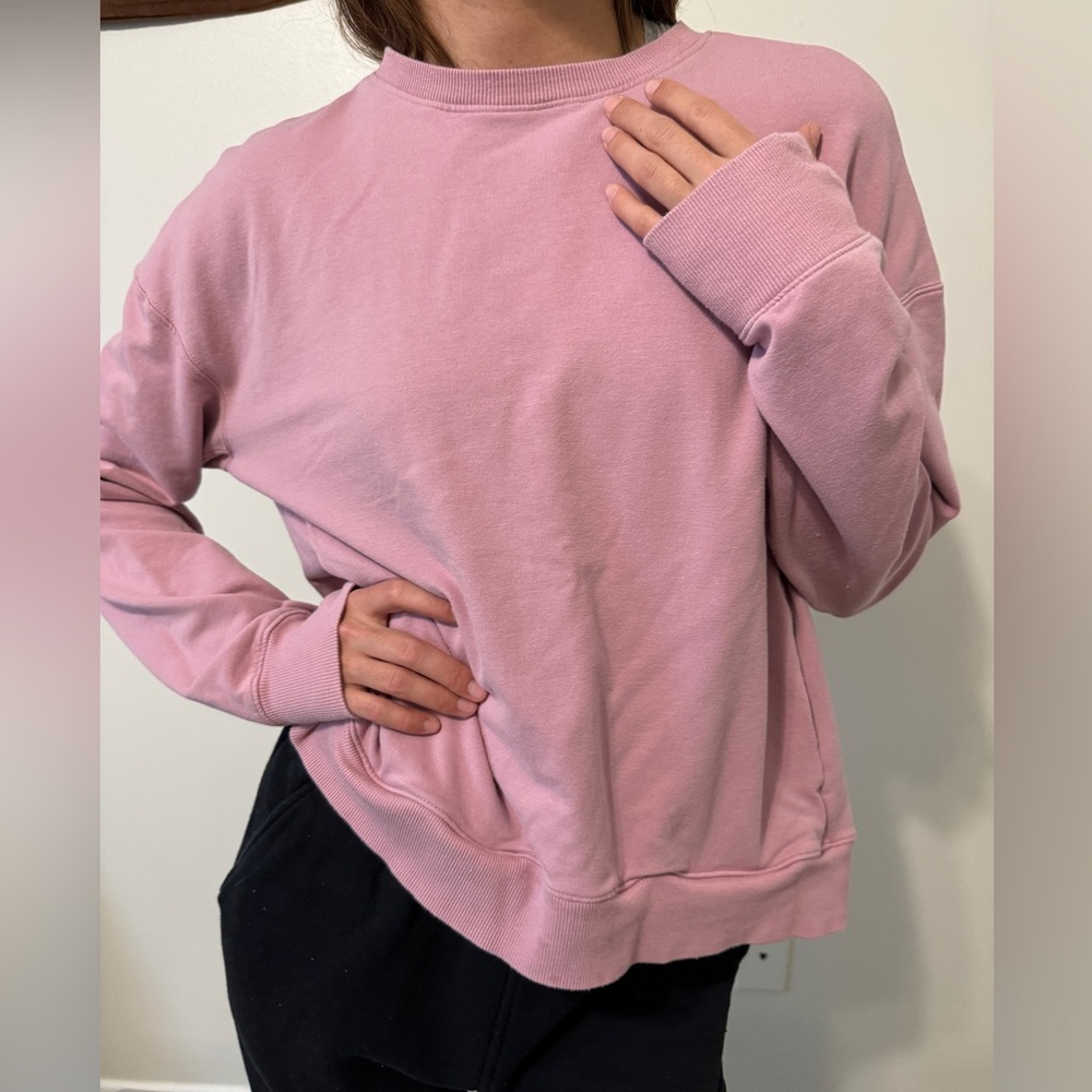 ALL IN MOTION MAUVE CREWNECK